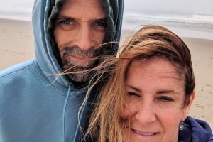 Man and woman on beach