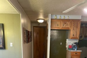 Kitchen with new flooring