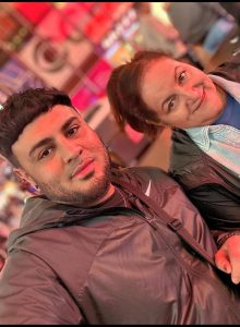 A man and woman in NYC