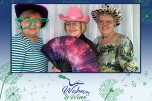 three women photo booth