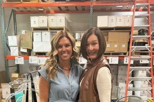 two women standing next to each other